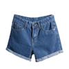 Summer Korean Women's New Curled-edge Casual Women High-waisted Shorts Jeans Women's Pants
