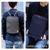 [creare Kiki] Slim Backpack for Men, Lightweight, Travel and Business, Made in Japan with Okayama Denim Herringbone Fabric, Thin Gusset, Toyooka Bag,