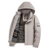 Casual Men's Cotton Jacket Hooded Design Versatile Winter Warm