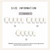 10Pcs Women Cat Eye Gradient Press On Nails Square False Nails Detachable Wearable Nail Tips