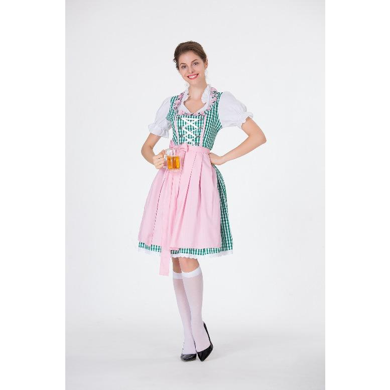Немецкий Октоберфест Баварское традиционное пивное платье хлопковое вышитое костюм горничной костюм горничной S