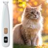 Dog Paw Trimmer With Led Light Pet Grooming Clippers For Small Areas Usb Powered Dog Cat Paw Groomer Stress-Free Pet Care