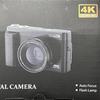 4K Ultra HD Digital Camera with 48MP & Flip Screen - Model R101
