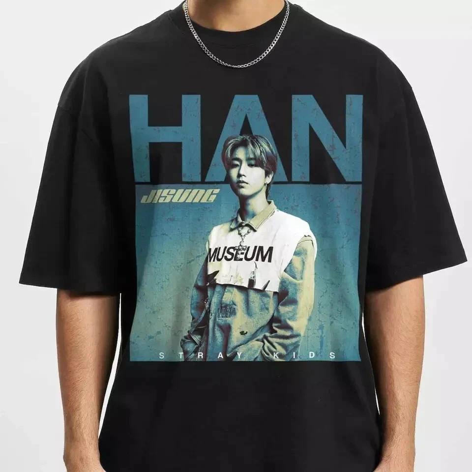 Stray Kids Han Retro Vintage Graphic T-Shirt XXXXL