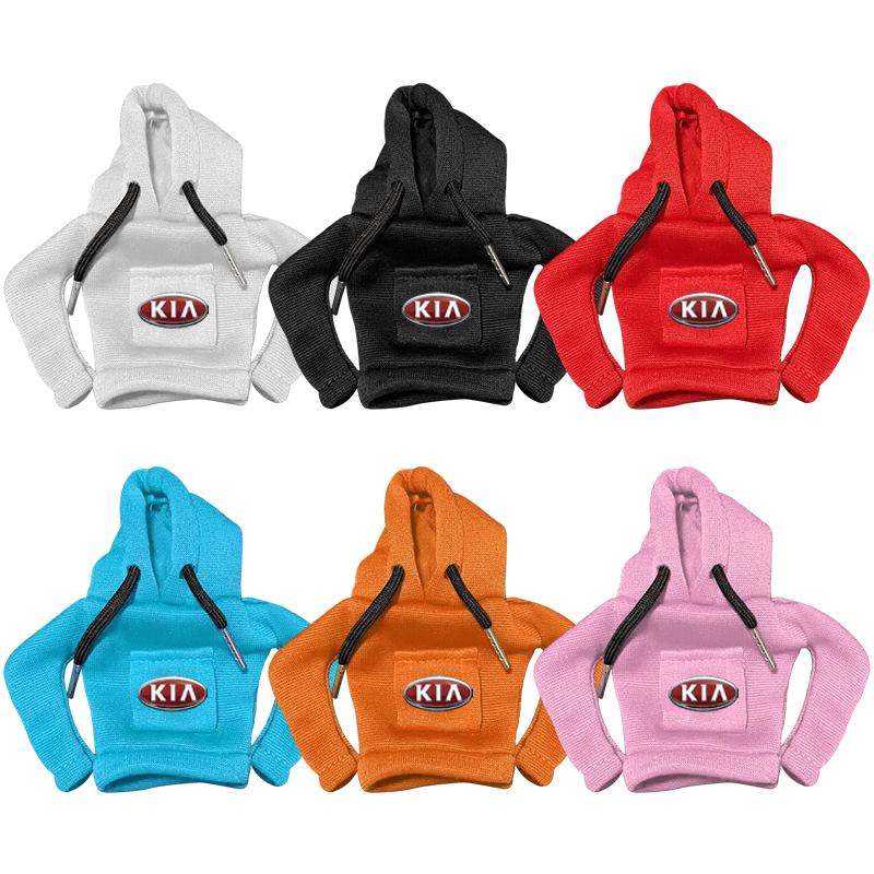 1Pcs Fashion Car Gear Lever Hood Small Sweater Decoration Gear Lever Hoodie For KIA K5 K9 Sorento Ceed Sportage Carnival Stinger Forte Niro Cadenza