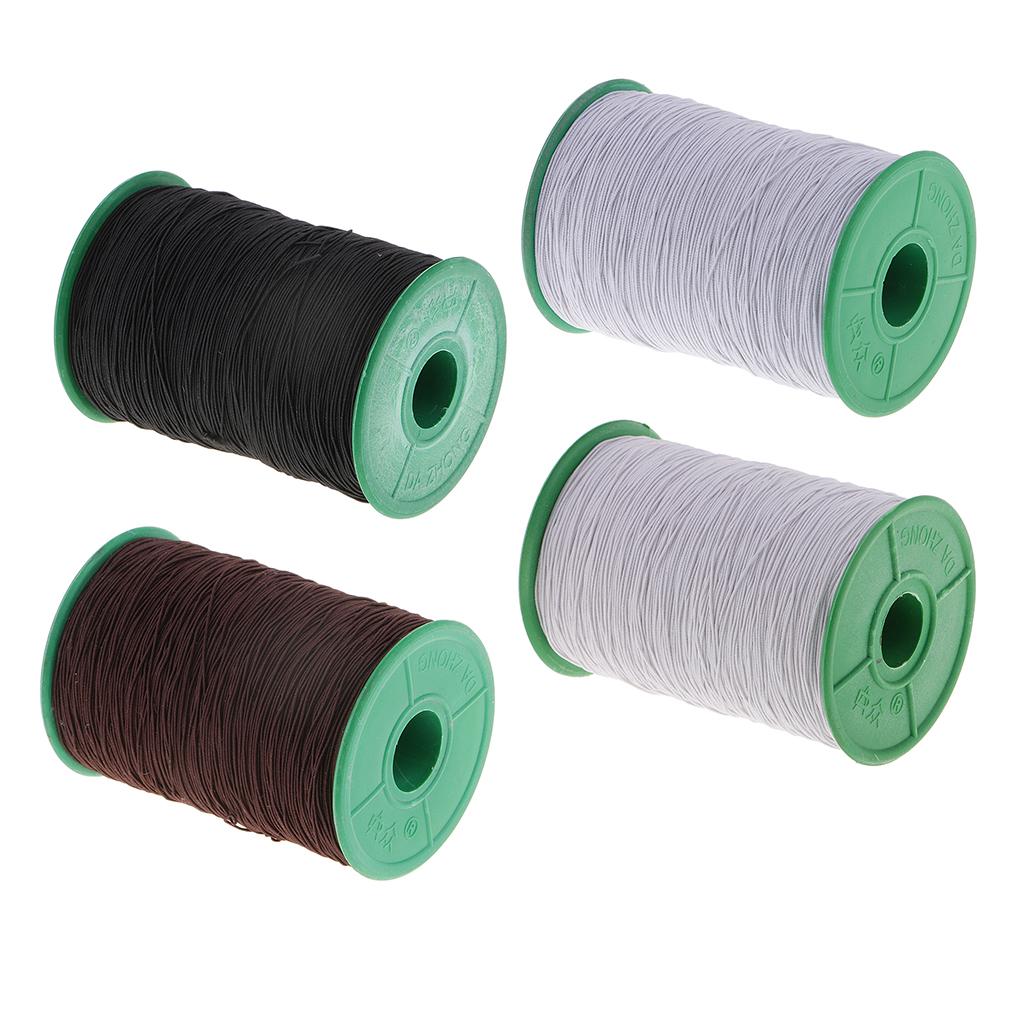 Polyester Elastic Cord Round Sewing Accessory for Jewelry Making Strong Thread for Crafting Clothes and Outdoor Equipment