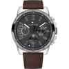 Decker Black Dial Brown Leather Strap Men's Quartz Watch 1791562