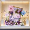 Monet Garden Purple Artificial Floral Decorations for Spring Landscaping Ornaments