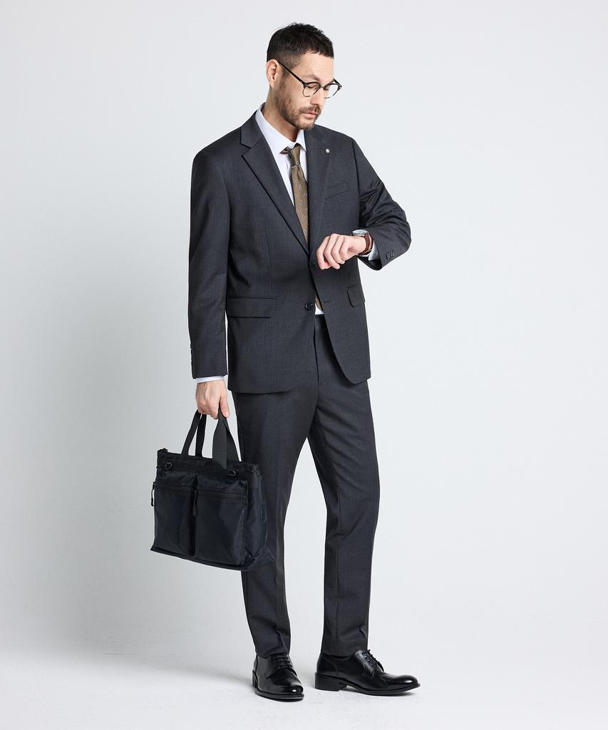 STCO Wool Four-Way Stretch Essential Formal Pants_Grey (Classic Fit)_Ssluz63Csg