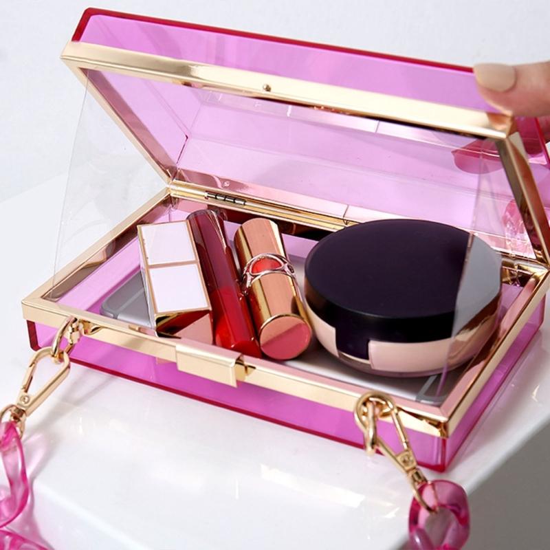 Stylish Transparent Box for Formal Occasions Fashionable and Durable Evening Bag Perfect for Parties and Weddings