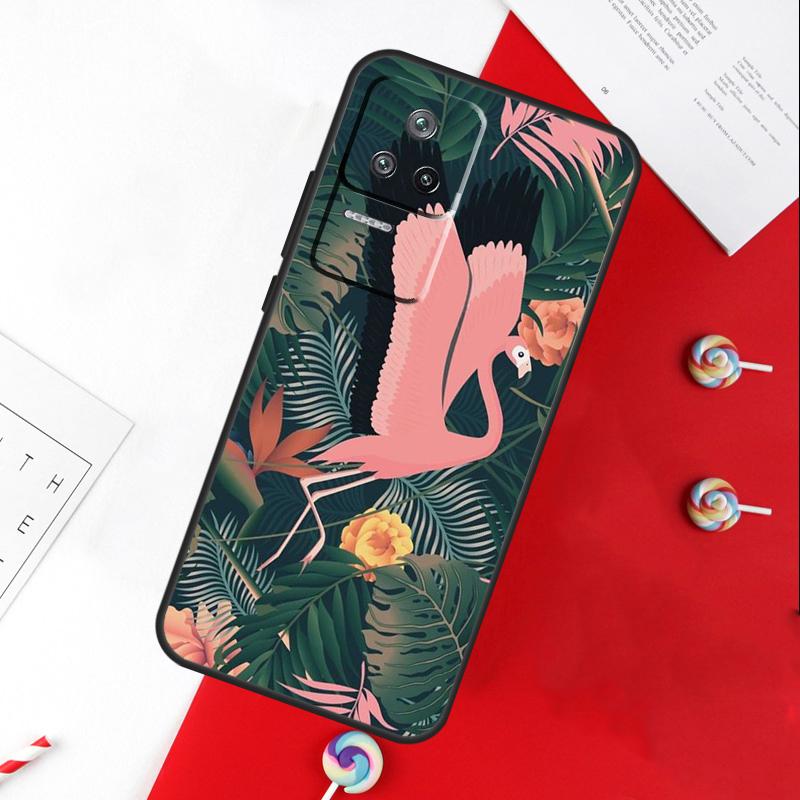 Monstera Leaves Palm Tree Flowers Cover For Xiaomi 15 Ultra 13 14 11T 12T 13T 14T Pro POCO X7 Pro X3 X5 X6 M6 F5 F6 Pro Case