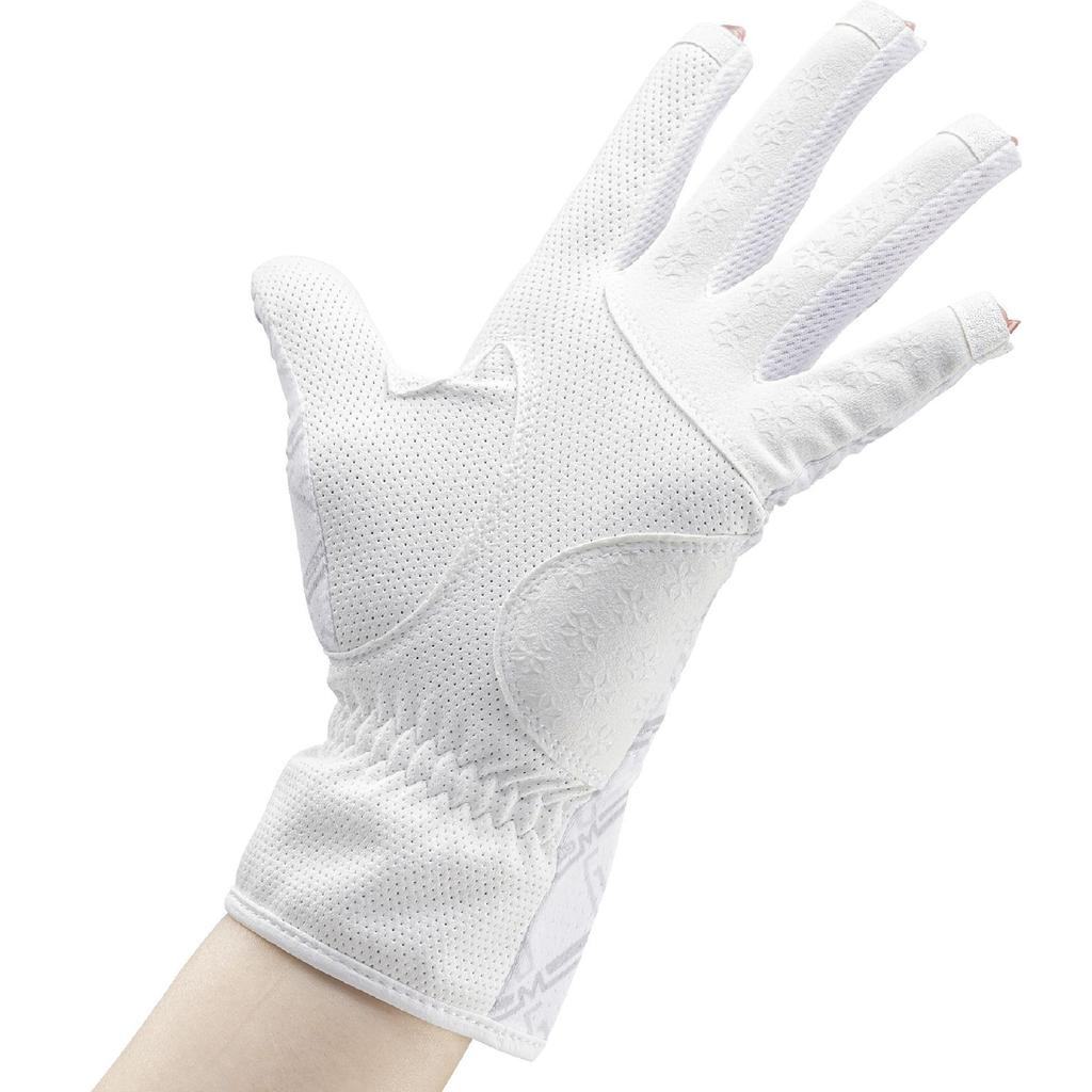 MIZUNO Golf Gloves Cool Grip Pair White WM 5MGWB502 Women's (18-19cm)