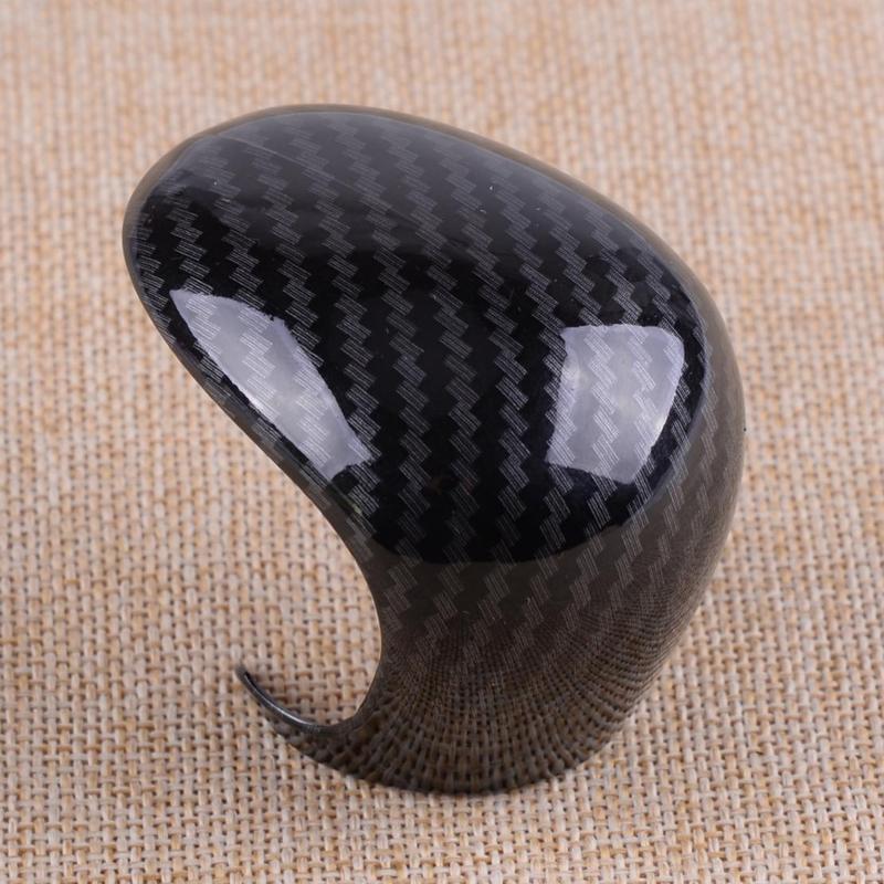 Interior Carbon Fiber Texture Gear Shift Lever Knob Cover Trim Fit for Toyota C-HR CHR 2016-