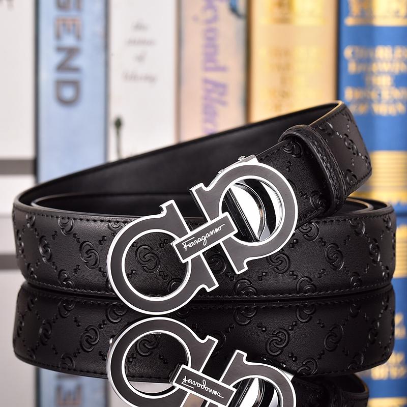 Salvatore Ferragamo Herrebelte Luksusmerke Designerbelte Dress Jeans Formell Merke