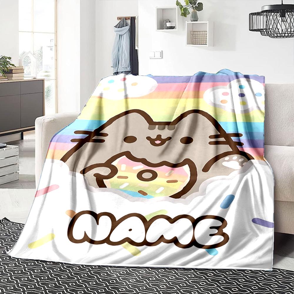 Custom Name Fall Guys Party Blanket for Couch & Bed, Plush Cozy Fuzzy Blanket Super Soft & Warm Blankets for Fall and Winter. 0908119