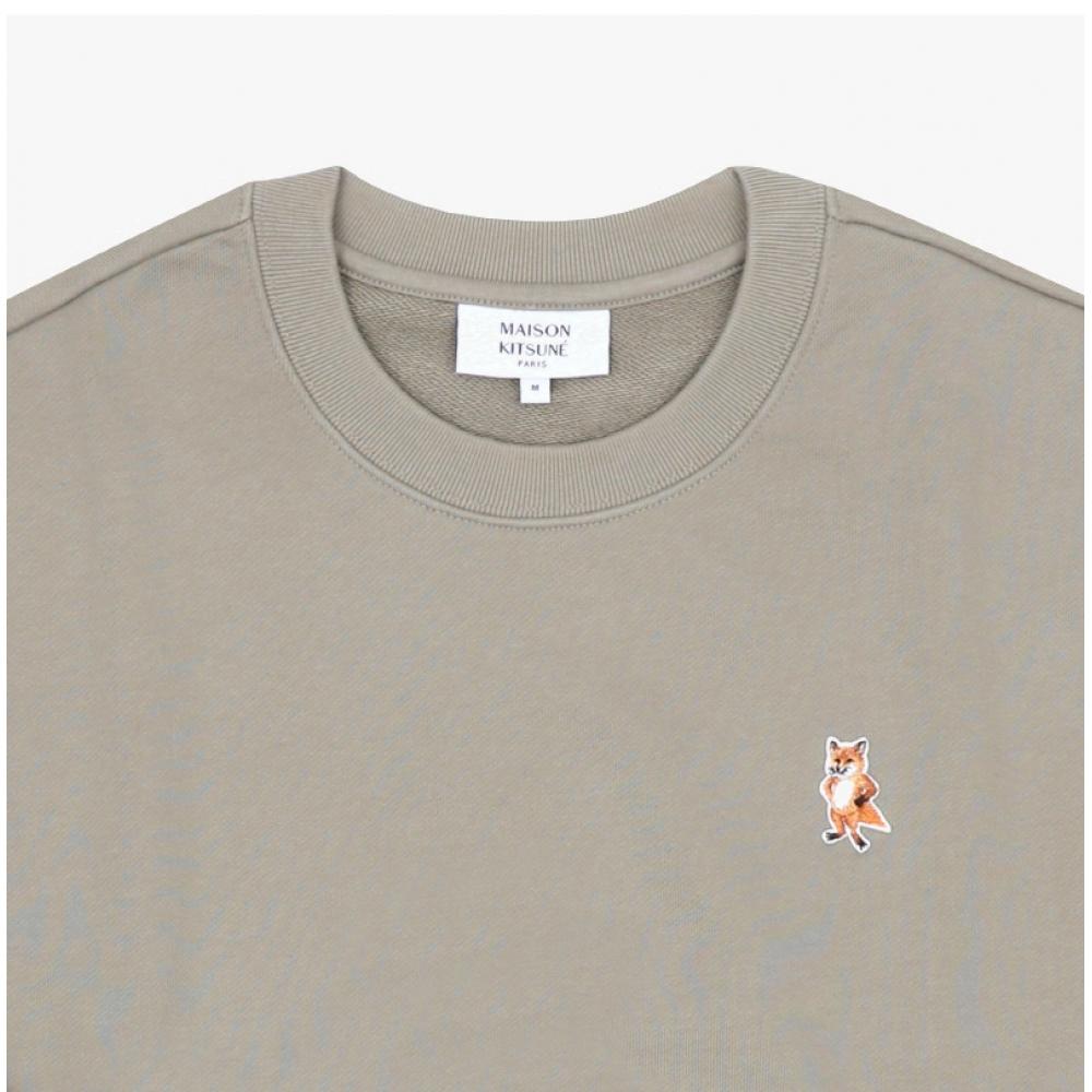 MaiSon KitSune Men S SweatShirt Standing Fox Patch Pm00311km0341 0302