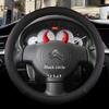 Accessoires Couvre-volant de voiture Pour Citroen C3/C3 Picasso Aircross Lumiere Pluriel DS3 DS5 9Couleurs Antidérapant Auto