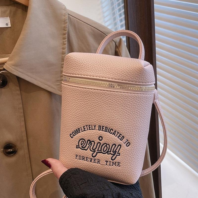 Fashion pu leather bag small bag spring and summer new embroidered mobile phone bag shoulder bag messenger bag women's bag