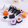 Onigiri Nori Rice Square Sushi Keychain Toy Pendant
