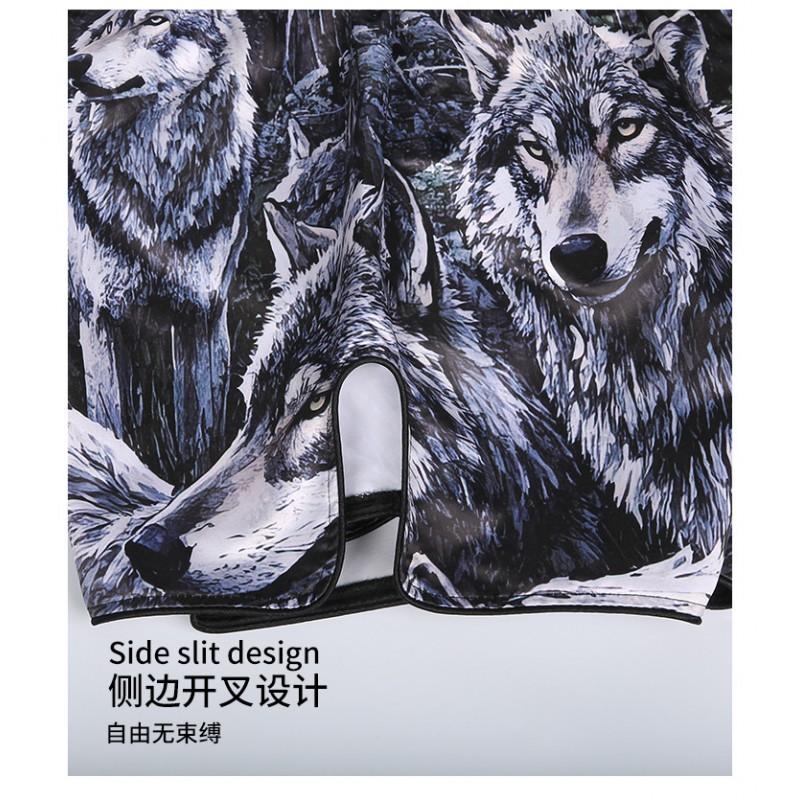 ANOTHERBOXER Boxing Shorts Men Women WOLF Muay Thai UFC Kickboxing Training Martial Arts Workout