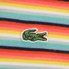LACOSTE Made in USA Border Pattern Short sleeve Polo shirt 2 Multi Men's Used