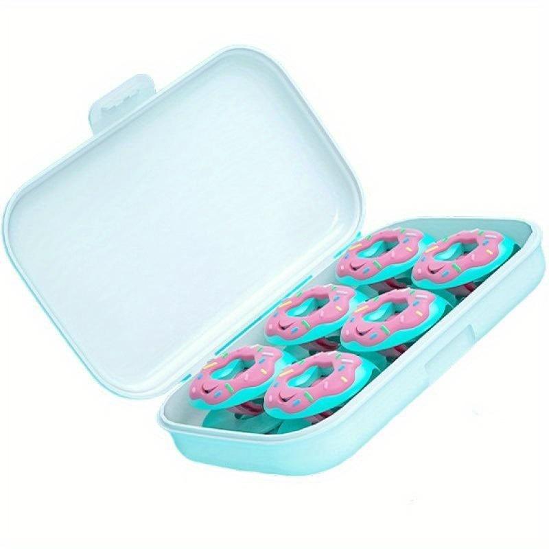New Donut Quilt Holder Without Needles 6 Packs Patented Anti-running Anti-skid Quilt Cover Sheet Fixed Storage Clip