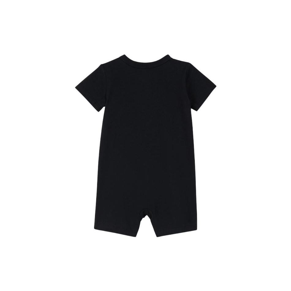 Jordan Logo Print Short Sleeve Bodysuit And Shorts Kids Bodysuit And Shorts Black CK4343-010