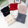 New Cute CAT EAR Beanie Faux Fur Winter Hats For Women Fashion Outdoor Dandy Knit Hat Warm Cap For Girl Gifts