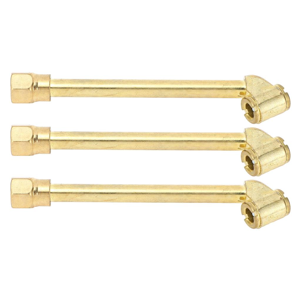 10 Sets Dual Head Air Chuck 1/4in FNPT Thread Iron Zinc Alloy 2 Way Connect Air Chuck with Quick Plu