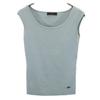 FOXEY No Sleeve Cut 38 Blue X Gray Women Used