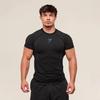 GYMSHARK Herr Quick-Dry Andningsbar Kompressionströja, Kortärmad Muskellinje T-shirt