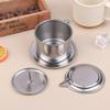 Filtro de Café de Acero Inoxidable Taza Infusora Cafetera Gotero Vietnamita Potable Colador de Goteo de Café Herramientas de Cocina 1 Pieza