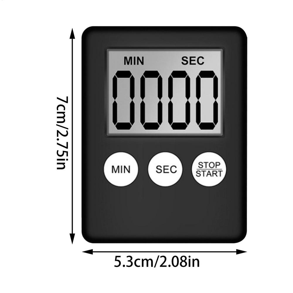 Magnetic Kitchen Timer Digital Cooking Baking LCD Count Down Up Loud Alarm Countdown Alarm Magnet Clock Sleep Clock Kitchen Sups