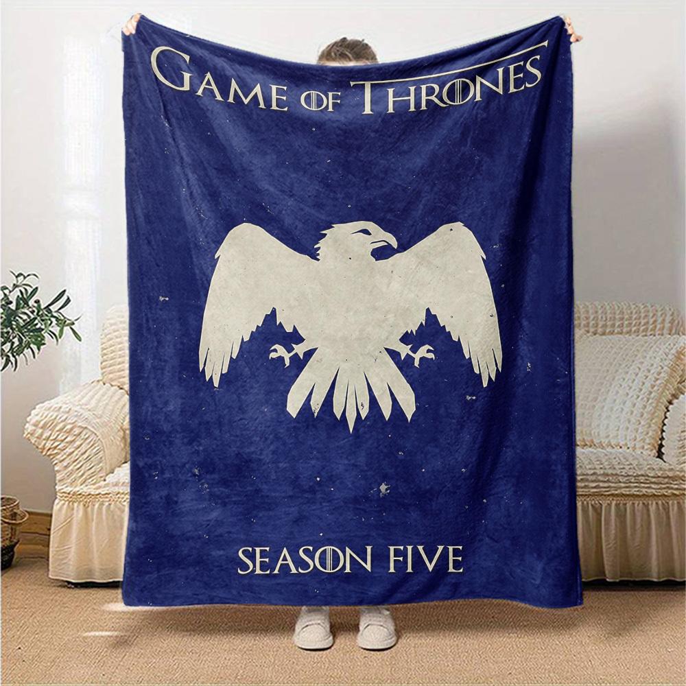 1pc Game of Thrones Season Five Blanket Lightweight Flannel Throw for Sofa Bed Travel Camping Livingroom Office Couch Chair 1145KK