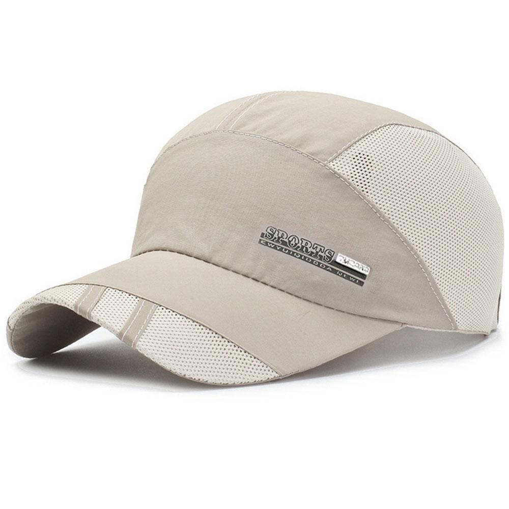 Summer Men's Baseball Cap for Sports Quick-Dry Mesh Women Sun Hat outdoor Fishing Running Sunscreen Hats for Young Travel Cap