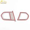 Air Outlet Bright Rings for Left, Right, Center Console Dashboard – Fit for 21 Model.