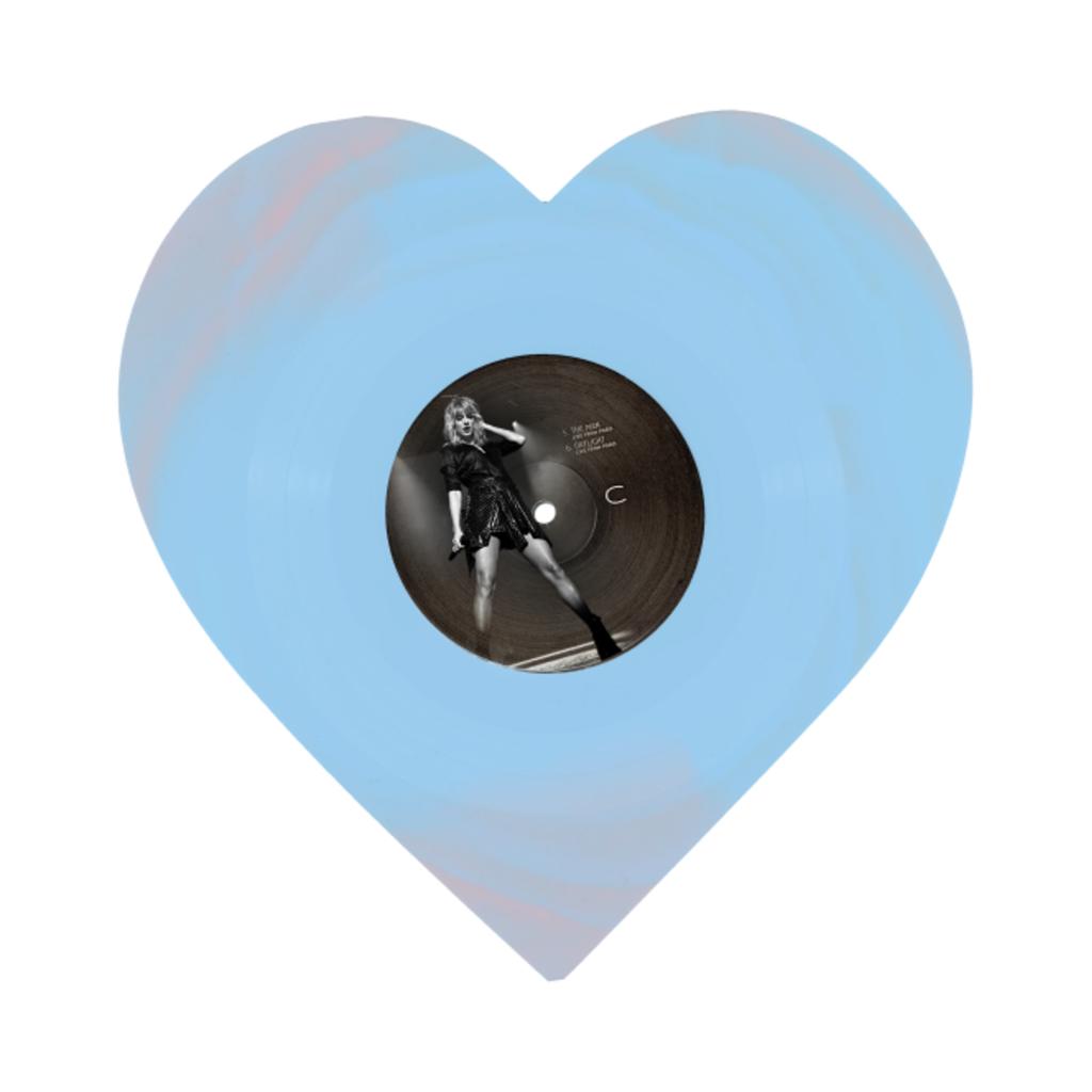 Taylor Swift Lover Live From Paris Heart Shaped Vinyl Pink Yellow Blue (2LP)