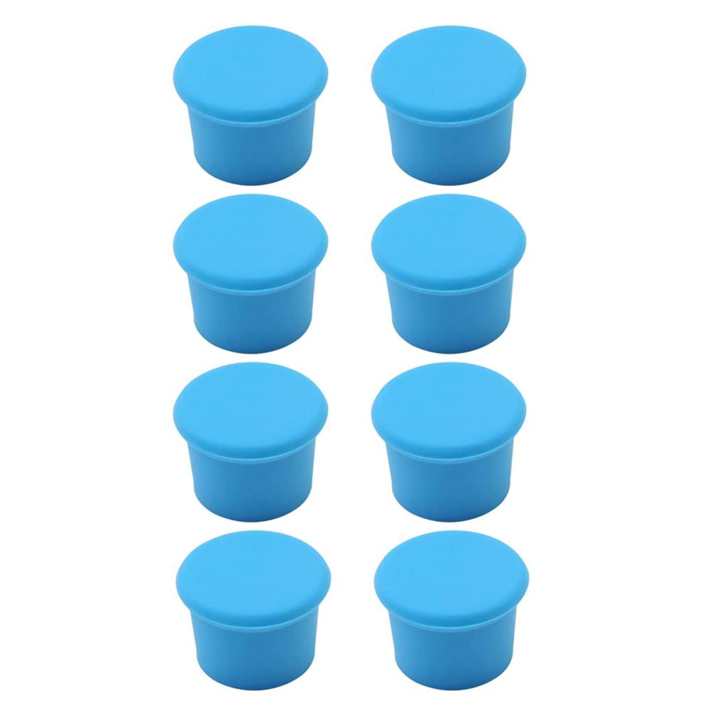 8Pcs Wine Stoppers Reusable Silicone Wine Corks Wine Bottle Stopper Beverages Beer Champagne Sealed Bottle Cap Keep Wine Fresh 5