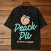 Beverly Hills 90210 Peach Pit Logo T Shirt Beach  Streetwear T Shirts Cotton Tshirt For Couple Short Sleeve Custom DIY Tops
