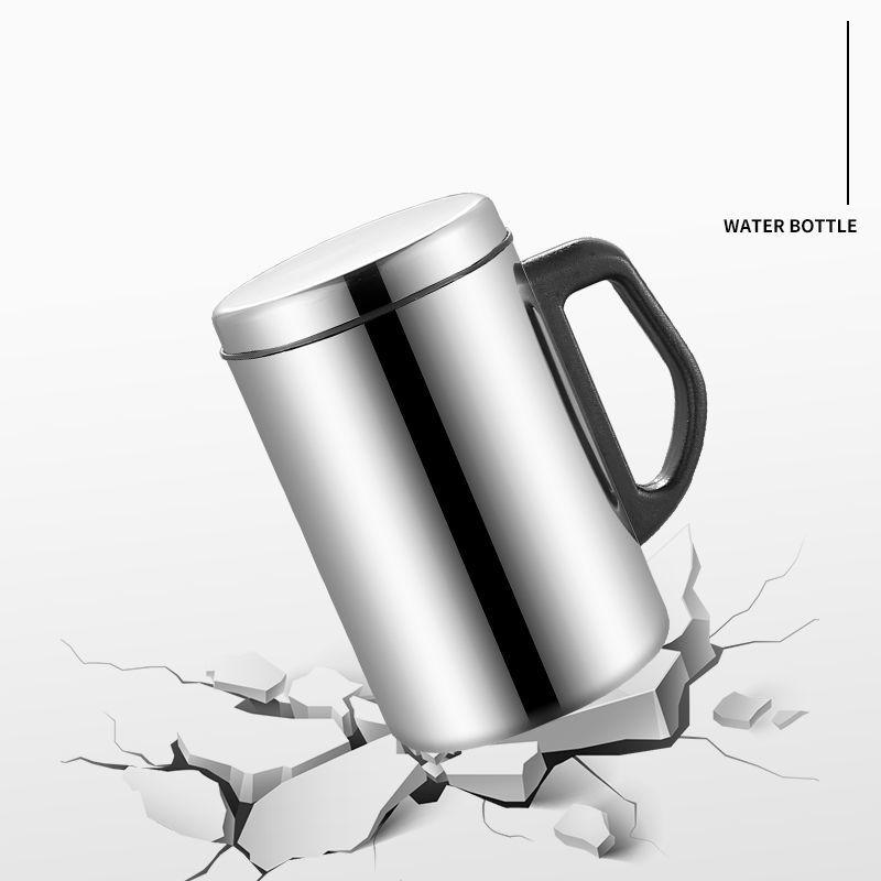 Velkokapacitní termoska 500ml vakuová baňka přenosná nerezová termoska láhev na vodu cestovní čajový hrnek kancelářská termoska