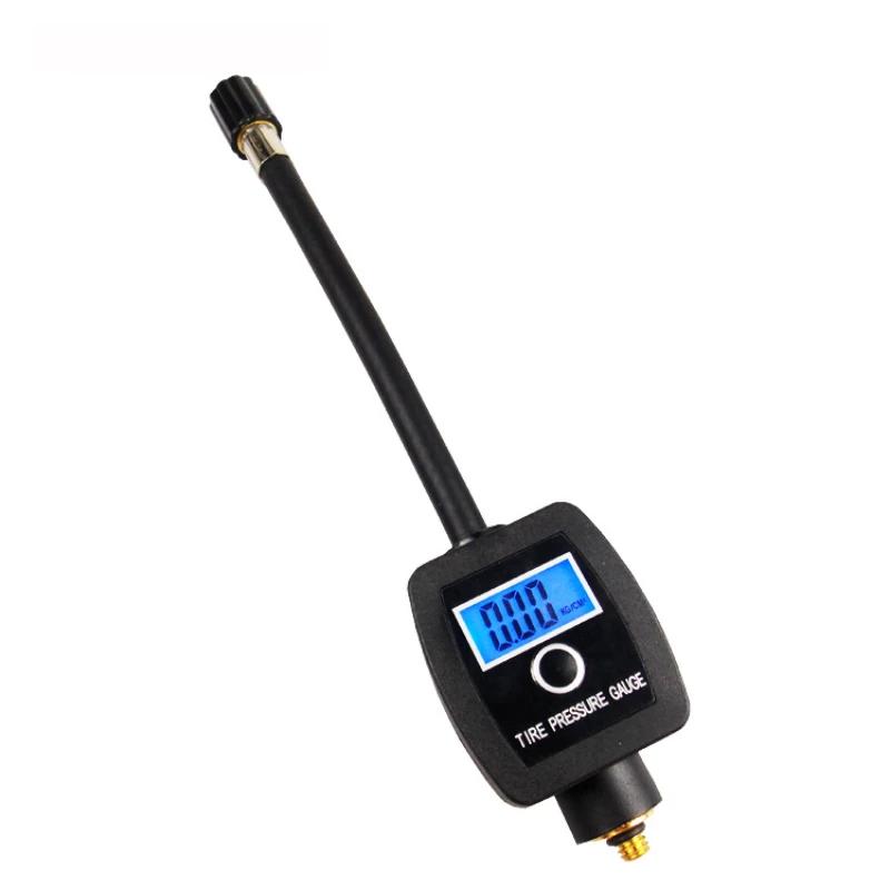 Bike Car Digital Tyre Pressure Gauge For Schrader-and-Presta Valves Mini Electronic Precision Manometer Tyre Repair Diagnostic
