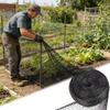 Robuster Schwarzer Gartenvogelnetz Geeignet für Gemüse, Obstbäume und Pflanzen - Langlebige Tier- und Insektenbarriere, Gartenschutznetz