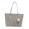 Fashion Large Tote Bag With Stitching And Color Blocking For Office And Casual