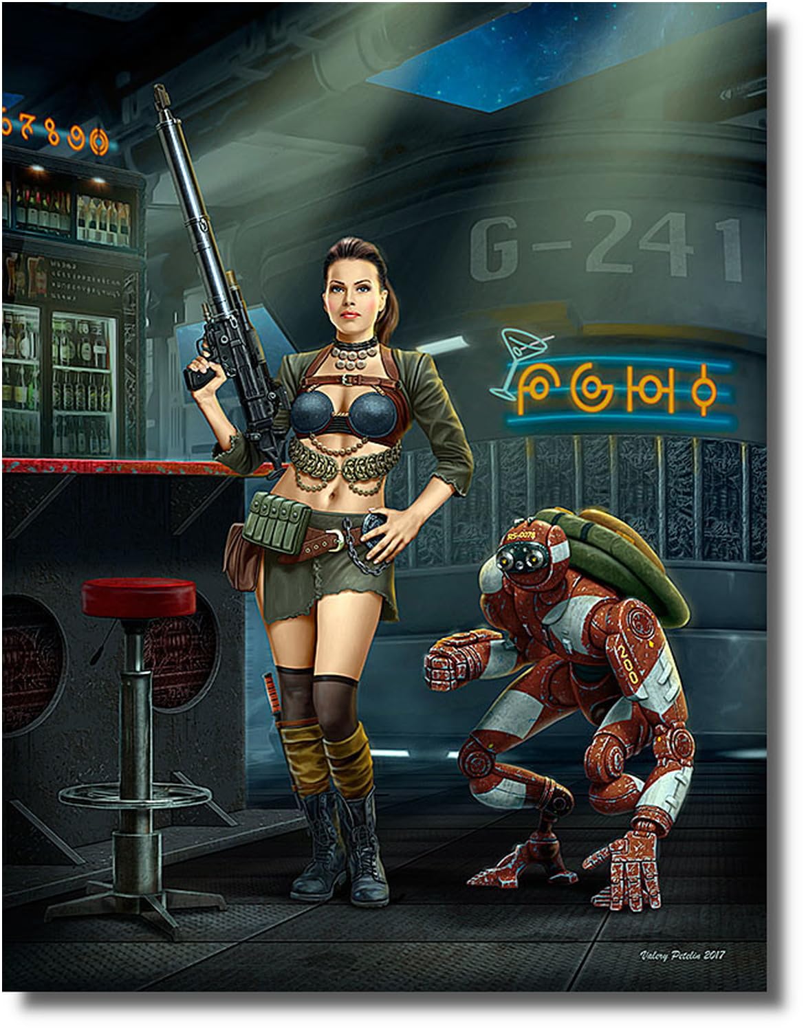 

Master Box 1/24 Scale Plastic Model Kit MB24035: Strange Companions at the End of the Universe Series 1: Female Hunter Bagara (Set of 2)