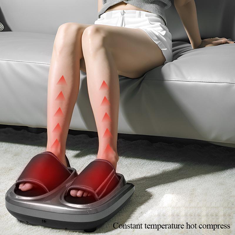 Foot Massager with Heat, Vibration Electric Kneading Machine for Plantar Fasciitis, Neuropathy, Circulationfor Relaxation