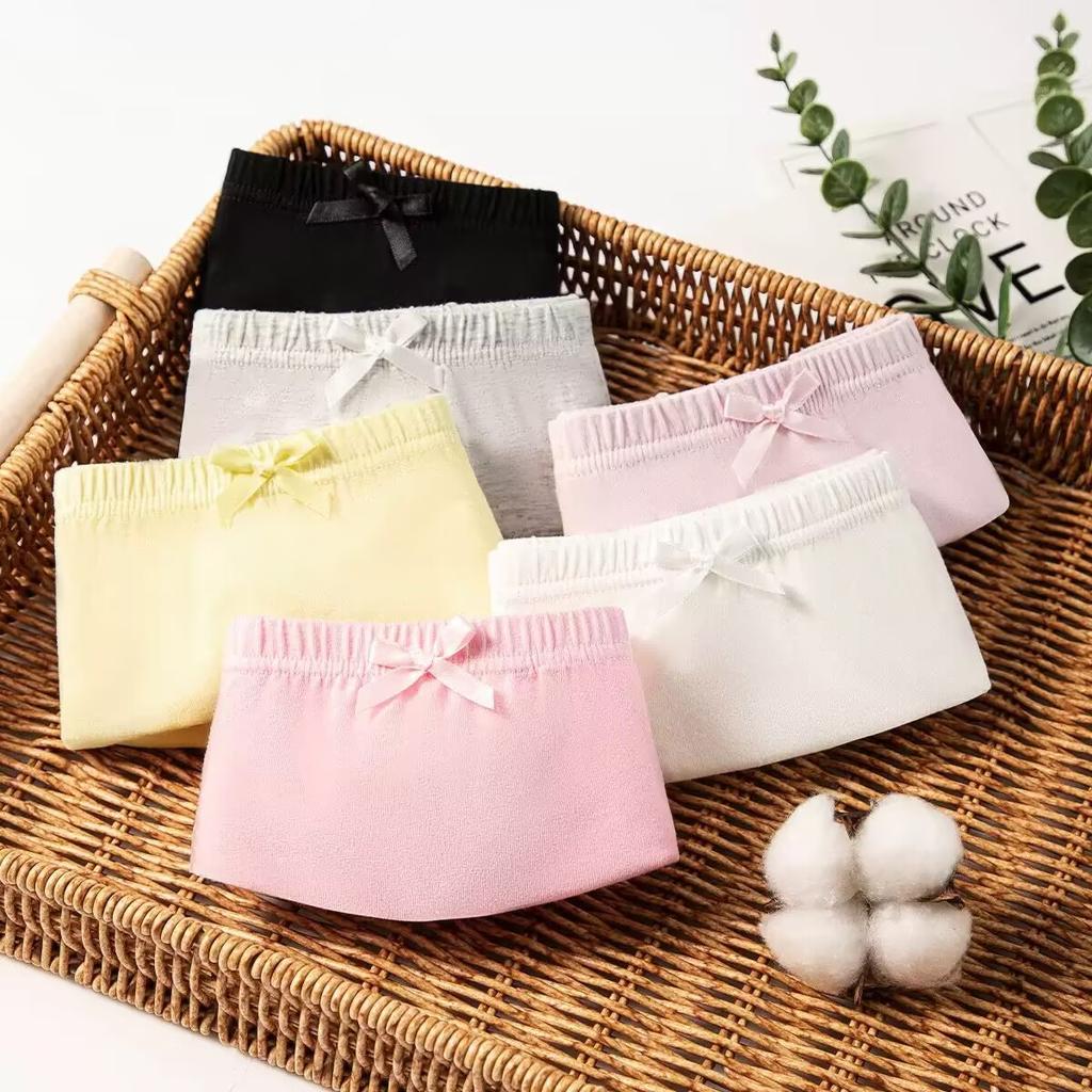 3PC/Set Summer Girls' Safety Pants Cotton Panties for Teenager Boxer Shorts