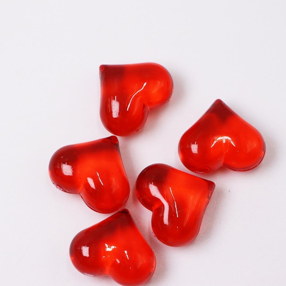 250Pcs 3D Heart Shaped Valentine's Day Decorations 250g Love Heart Ornaments  Wedding Vase Filler