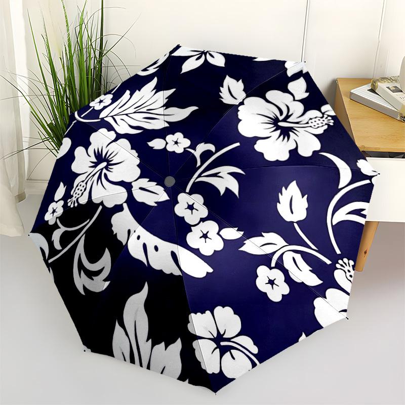 1pc Floral Pattern Automatic Open/Close Umbrella - Compact Travel Umbrella, Durable Construction, Fashionconscious yy251208121