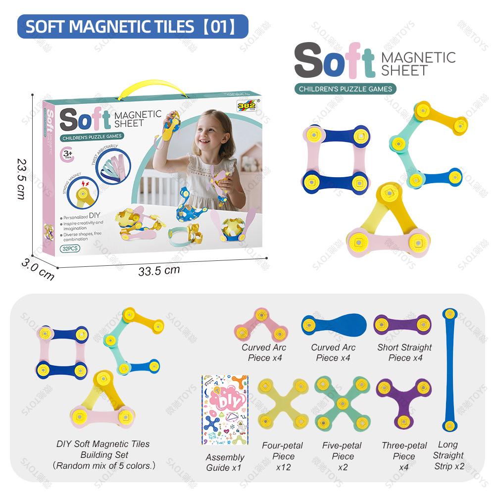 

3D Magnetic Building Blocks - Educational Puzzle Toy for Girls Birthdays