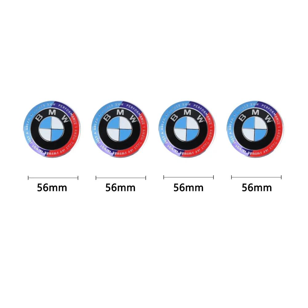 UZIS8 4Pcs 56MM/68MM Car Styling Wheel Center Cap Hub Covers For BMW G32 G30 G01 G02 G05 G06 G07 G26 G23 G22 F40 F20 Badge Accessories
